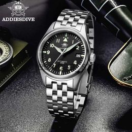 Other Watches ADDIESDIVE Men's Automatic Mechanical Wristwatch 200meters waterproof Stainless Steel Sapphire Glass Watches relgio mecanico J240118