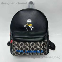 Backpack Style Italian Kalrag Bag New Old Flower Backpack Large Capacity Backpack for Boys and Girls School Bag T240116