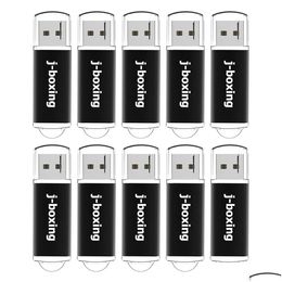Usb Flash Drives Bk 10Pcs 32Gb Rec 2.0 Memory Stick Thumb Storage Pendrives Promotion Gifts Colorf For Computer Laptop Drop Delivery C Dhjbs