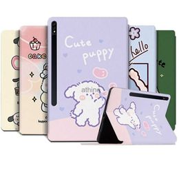 Tablet PC Cases Bags Case For Samsung Galaxy Tab A8 10.5 SM-X200 X205 Kids Cover For Samsung tab s6 lite P610 A7 T500 S7 S8 Plus Tablet Rabbit Cover YQ240118