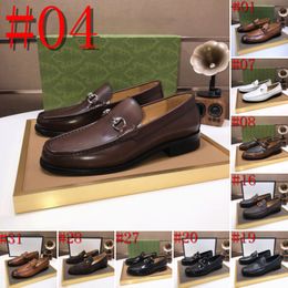 Guucci Luxury Fashion 40model Men New Party Wedding Handmade Designer Loafers Italian Mens Designer Dress Shoes Comfortable Breathable Men Shoes Size 38-46