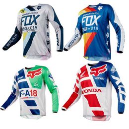 Foxx T-shirts Quick Surrender Long Sleeve T-shirt Summer Breathable Cross-country Motorcycle Racing Suit Quick Dry Clothes