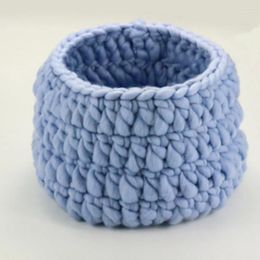 Blankets Honey Pot Nest Basket Born Pography Props Baby Po Shoot Blanket Knitting Braid Stuffer Shape Knitted Baskets