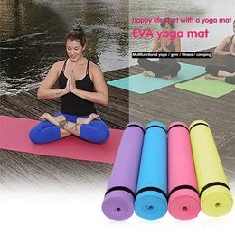 Yoga Mats 4MM Yoga Mat Non Slip Carpet Pilates Gym Sports EVA Thick Durable Yoga Mat Non-slip Exercise Fitness Pad Mat Exercise MatsL240118