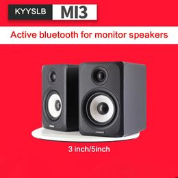 Speakers 60W/100W Highpower Monitor Speaker 3/5Inch Recording Studio Professional Home Fever Bluetooth HiFi Speaker Office Monitor