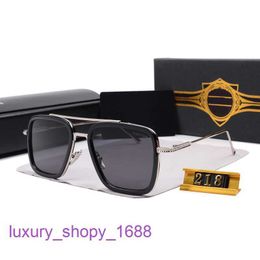 Luxury designer dita sunglasses for sale online shop Fashion Sunglasses DITA Square UV400 Flight New 008 Men's With Gigt Box 3BV9