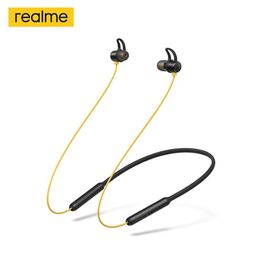 Headphones Realme Buds Wireless/Wireless 2 12H Battery Life Magnetic Connection Bass Boost Driver Bluetooth 5.0 Neckband Earphone