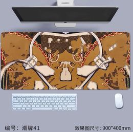 Oversized Mouse Pad Trendy Brand Graffiti Game Oversized Computer Keyboard Pad Thickened Non-Slip Desk