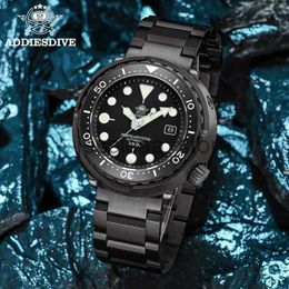 Other Watches ADDIESDIVE Men's Automatic Wristwatch NH35A Movement 30bar DivSapphire Glass Super Luminous Watches Relgio Mecanico for Men J240118