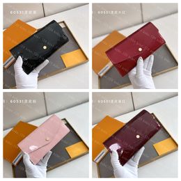 Designer Wallet Top Real Leather Wallet For Women Zipper Long Card Holders Coin Purses Woman Shows Exotic Clutch Wallets M60531