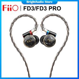 Headphones FiiO FD3 Pro 1DD Dynamic InEar Earphone IEM MMCX Detachable Cable DLC DiamondLike Carbon Diaphragm Headset Earbuds