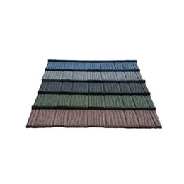 Metal Coloured stone slate tiles Roofing Home Improvement