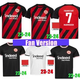 2023 2024 Eintracht Frankfurt Soccer Jerseys KAMADA M.GOTZE JAKIC KOLO MUANI BORRE RODE SOW ALARIO KNAUFF LINDSTROM TUTA 1998 LAMMERS KOSTIC men football shirts