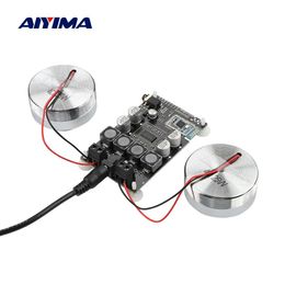 Speakers Aiyima 2 Inch Audio Portable 25w Resonance Vibration Speaker Tpa3118 Bluetooth 5.0 Amplifier Sound Neodymium Altavoz Dc 12v 5a