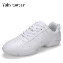 Dance Shoes Woman Men Ladies Modern Soft Outsole Jazz Sneakers Aerobics Breathable Lightweight Female Dancing Fitness Sport 240117