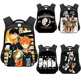 Bags Volleyball Anime Haikyuu!! Backpack for Teenagers Boys Girls Rucksack Haikyuu Children School Bags Fly High Shoyo Hinata Bookbag