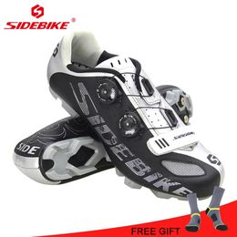 Footwear Sidebike Mtb Shoes Men Lock Cycling Shoes Mountain Bike Sneakers Professional Athletic Sapatilha Zapatos Mtb Hombre Ciclismo