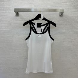 10001 2024 Runway Summer Brand SAme Style Sweater Sleeveless Crew Neck Fashion Clothes High Quality Womens WeinishD23062972