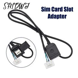 Sim Card Slot Adapter For Android Radio Multimedia Gps 4G Cable Connector Car Accsesories 20pin Wires Replancement