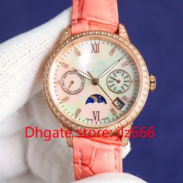 Women's watch, PP high-quality, fully automatic mechanical movement, perpetual calendar women's watch, size 35mm - 10mm, sapphire mirror surface,rr