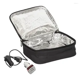 Dinnerware USB Powered Warmer Kids Heated Lunch Bag Car Container Portable 2-in-1 And Insulated For