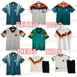 World Cup 1990 92 1994 96 Germanys Retro Littbarski BALLACK Soccer Jersey KLINSMANN hirts KALKBRENNER Matthaus Hassler Bierhoff KLOSE kids men maillot de foot kits