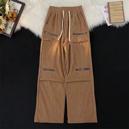 Men's Pants Autumn/Winter Fashion Brand American Corduroy Work Clothes Straight Tube Loose Versatile Handsome Casual Youth