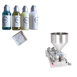 Horizontal single head honey stick cream heating tank paste packing machine high viscosity liquid filling machine