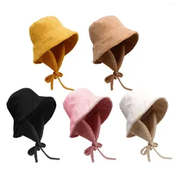 Berets Warm Autumn Winter Hat Size Unique With Ear Protector Bucket For Adults Travel Outdoor