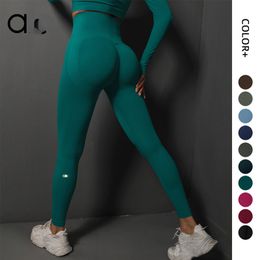 Yogahosen Al Align Leggings Damen Shorts Kurz geschnittene Hosen Outfits Lady Sports Damenhosen Übung Fitnessbekleidung Mädchen Laufleggings Fitnessstudio Slim Fit Align Hosen