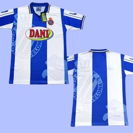 Retro 1998 1999 RCD Espanyol Soccer Jerseys uniforms 98 99 MELAMED DARDER EXPOSITO MONT football Shirt Classic adult S-2XL PUADO BRAITHWAITE