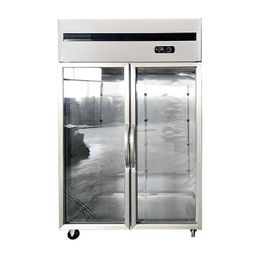 Luxury large glass door display cabinet (refrigerated), commercial household, large capacity, easy to move, factory direct sales, large discount