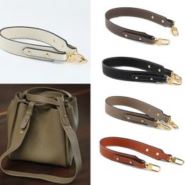 Women Cow Leather Bag Straps Handbag Handle Belt Shoulder Wide Strap Genuine Part For Bags 53cm 240117