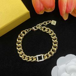 Charm Bracelets Fashion mens bracelet Link Chain Bracelet for men f gold bracelets Women Party Wedding Lovers gift engagement Jewellery 3 Colours