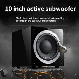 Subwoofer 200W 10inch Active Subwoofer Speaker Home Highpower Home Theatre HiFi Fever Audio Super Subwoofer High Fidelity Audio Box