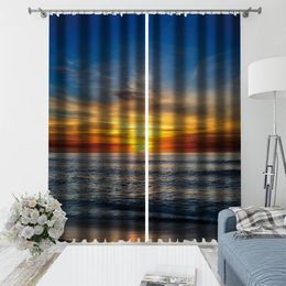 3D Printed Waterproof Shower Curtain 3d landscape curtains Polyester Waterproof