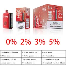 Original bangBox 18000 12flavors Type-C mesh coil pulse mode regular mode vape pen with child lock electricity and oil display disposable e-cigarettes