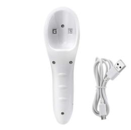 Nail Dryers Monja 5W Mini White Handheld LED Art Dryer USB Charging UV Gel Quick Drying Potherapy Lamp Manicure Tool523