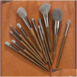 Makeup Brushes Tools Qingcang Series 12Pcsadd Bag Support Customization Drop Delivery Health Beauty Accessories Dhufe