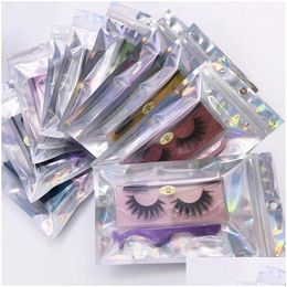 Makeup Tools Styles Natural False Eyelashes Soft Light Fake 3D Mink Eyelash Glitter Eyelash-Es Extension Lashes Tweezer Brush Makeup D Dhmsq