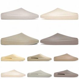 wholesale Fears God The California Slip-On Designer Slippers Shoes Nlke Slides Women Mens Almond Cement Concrete Cream Oat Big Size G3B5#