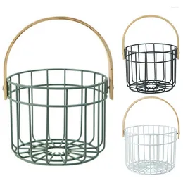 Plates Nordic Iron Art Storage Baskets Egg Racks Sundries Fruit And Vegetable Kitchen