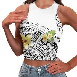 Women's Tanks Polynesian Tribal Fijian Totem Tattoo Fiji Prints 2024 Sleeveless Sling Top Show Off One's Figure Perfect Vest Casual