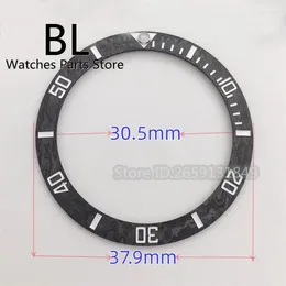 Watch Repair Kits 38mm Carbon Fiber Bezel High Quality Insert Material Design Black Red White Orange Fit 40mm 41mm Case