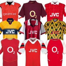 HOME FOOTBALL SHIRT Soccer Jersey PIRES 2002 04 Retro JERSEY 88 89 90 96 98 99 BERGKAMP 92 94 95