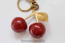 Red Keychain Cherry Style Color Chapstick Wrap Lipstick Cover Team Lipbalm Cozybag Parts Mode Fashion 1VY2