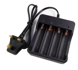 4 Slots Battery Chargers Plug US AU EU UK Intelligent Multifunctional Charger Universal With USB Cable LL