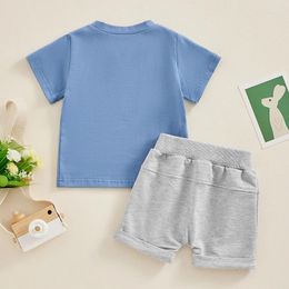 Clothing Sets Baby Boy Easter Outfit Toddler Summer T Shirt Shorts 2pcs Set 2t 3t Cute Top Tracksuit Matching Clothes