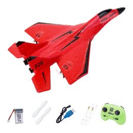 LED RC Glider Toy Easy Fly Model Plane Outdoor Aircraft Child Boy Electronic Toy Drop 240117