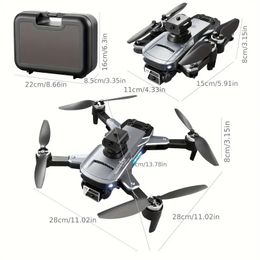 New S99 Quadcopter UAV Drone: 360° Obstacle Avoidance, One-Click Takeoff, Dual HD Cameras, Auto Capture, LED Lights, Powerful Brushless MotoPerfect And Gift For Adults